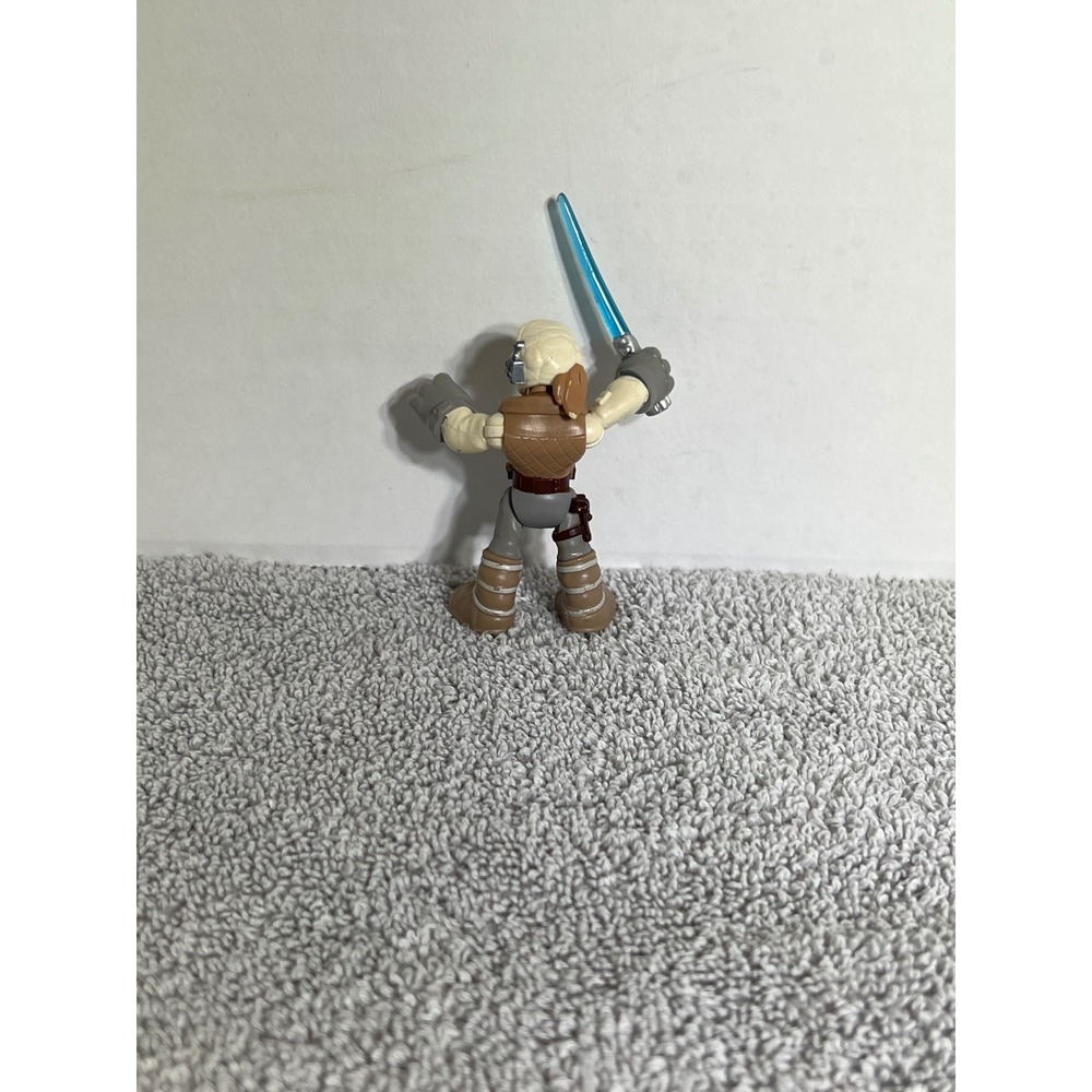 Star Wars Galactic Heroes Luke Skywalker Hoth Action Figure Blue Lightsaber 2.5" - Picture 2 of 4